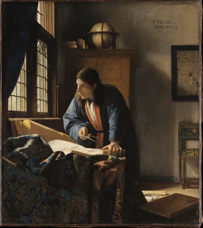 Der Geograph af Johannes Vermeer