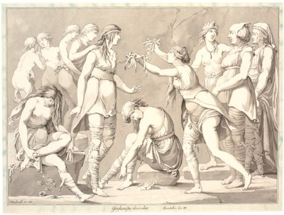 "Gindanische Quinder. Herodots Bog IV" af Johannes Wiedewelt