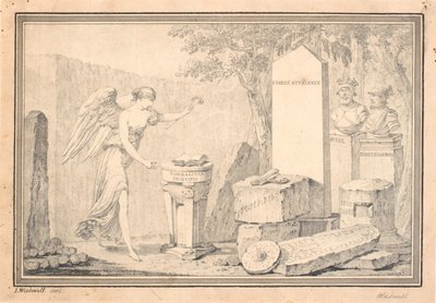 Titelvignet til Snorri Sturleson (red. G. Schiøning): Heimskringla, bind I, 1778 af Johannes Wiedewelt