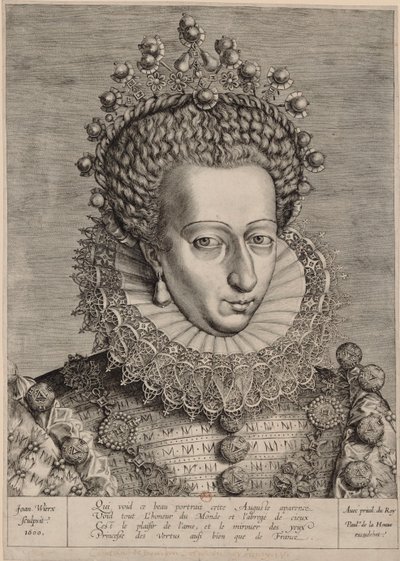 Catherine de Navarre af Johannes Wierix