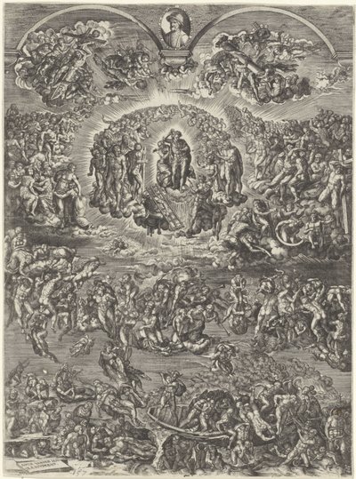 Sidste dom af Johannes Wierix