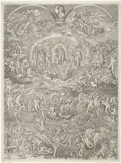 Sidste dom af Johannes Wierix