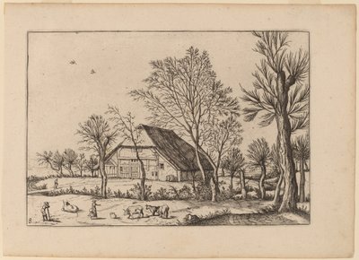 Gård af Johannes and Lucas van Doetechum after Master of the Small Landscapes