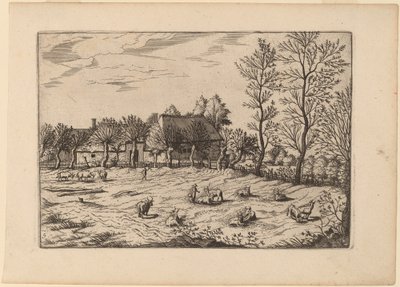 Gård af Johannes and Lucas van Doetechum after Master of the Small Landscapes