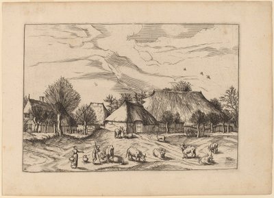 Gårde af Johannes and Lucas van Doetechum after Master of the Small Landscapes