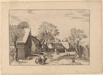 Gårde og Skur af Johannes and Lucas van Doetechum after Master of the Small Landscapes