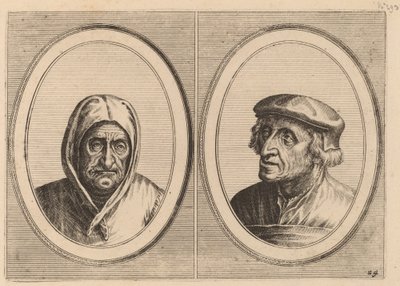 "Aecht Sonder-ziel" og "Heertje Al-te-mooy" af Johannes and Lucas van Doetechum after Pieter Bruegel the Elder