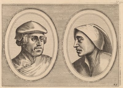 "Sincere Lammert" og "Deughdighe Geertruyd" af Johannes and Lucas van Doetechum after Pieter Bruegel the Elder