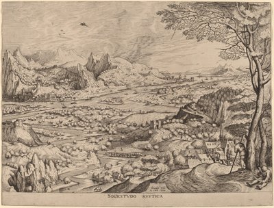 Rustikke bekymringer af Johannes and Lucas van Doetechum after Pieter Bruegel the Elder