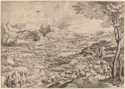 Rustikke bekymringer af Johannes and Lucas van Doetechum after Pieter Bruegel the Elder