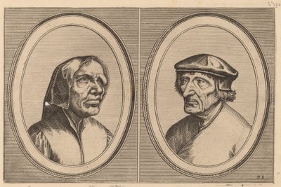 "Trijn Bulle-back" og "Voorsichtighe Penne" af Johannes and Lucas van Doetechum after Pieter Bruegel the Elder