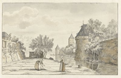 Udsigt over Plompetoren i Utrecht af Johannes de Bosch