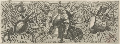 Pommes frites med dobbelt tromle Panoplia sev armamentarium... (serietitel) af Johannes of Lucas van Doetechum