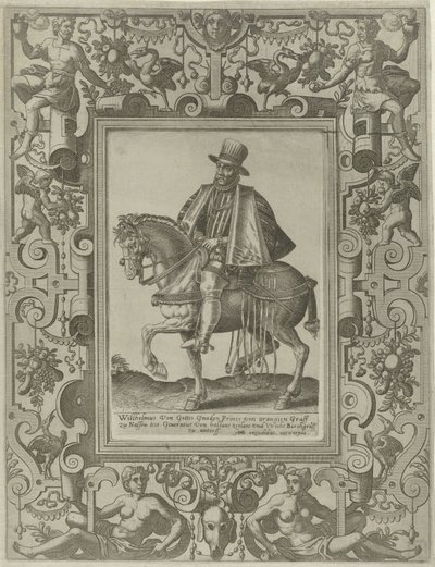 Ridesportræt af William I, Prince of Orange af Johannes of Lucas van Doetechum