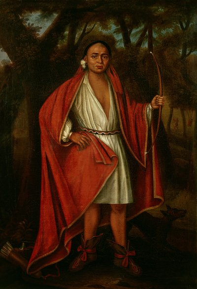 No Nee Yeath Tan no Ton, King of the Generath, 1710 af Johannes or Jan Verelst
