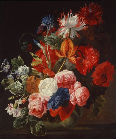 Stilleben med blomster af Johannes or Jan Verelst
