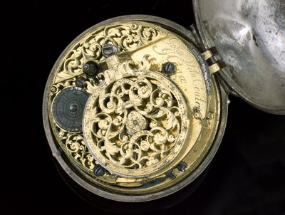 Verge ur. Haag, ca. 1695 (metal) (se også 259582-83) af Johannes van Ceulen