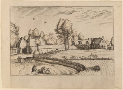 Landhuse af Johannes van Doetechum, the Elder and Lucas