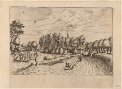 Gård af Johannes van Doetechum, the Elder and Lucas