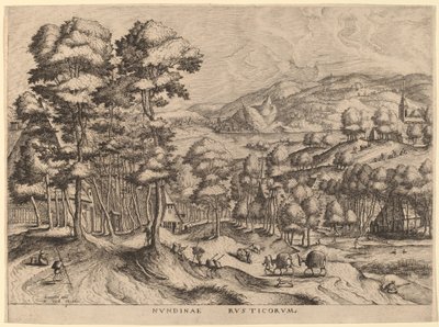 Rustikt marked af Johannes van Doetechum the Elder and Lucas