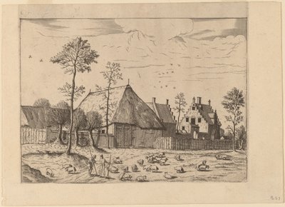 Skur med Sommerhus af Johannes van Doetechum, the Elder and Lucas