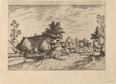 Landsbygade af Johannes van Doetechum, the Elder and Lucas