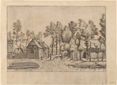 Landsbygade af Johannes van Doetechum, the Elder and Lucas