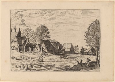 Landsbygade af Johannes van Doetechum, the Elder and Lucas