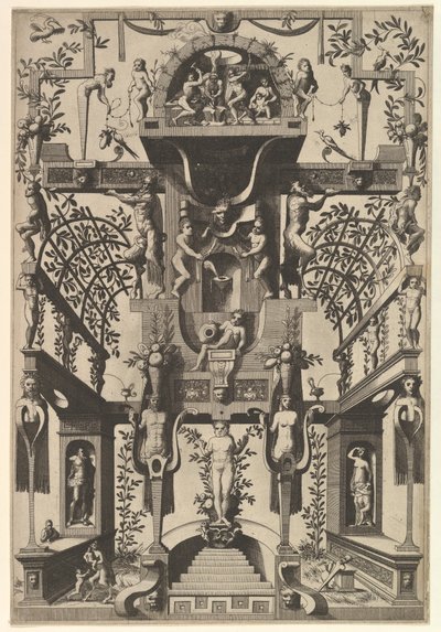 Moderne grotesk dekoration, 1557. af Johannes van Doetecum I