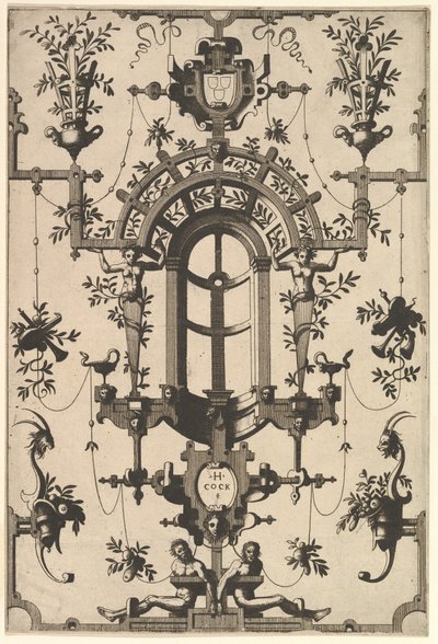 Moderne grotesk med stropper, 1554. af Johannes van Doetecum I