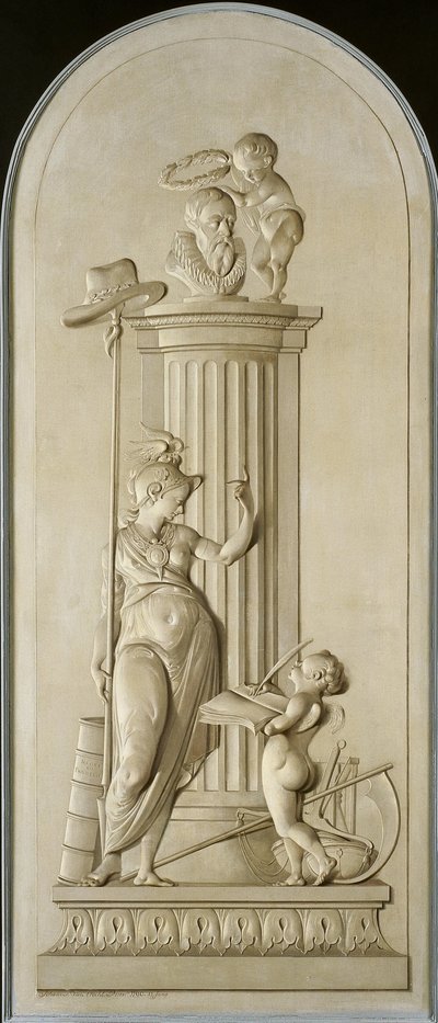 Allegori om frihed af Johannes van Dregt (signed by artist)