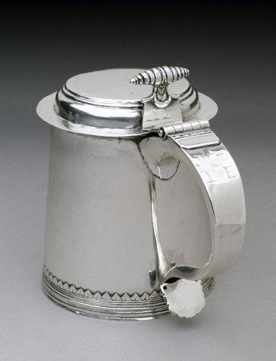 Tankard, ca. 1692-1734 (sølv) af Johannis Nys