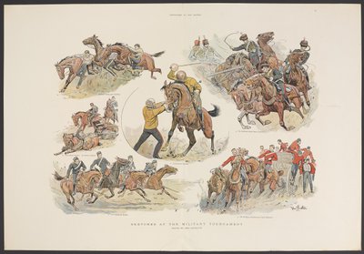 Skitser ved Militærturneringen af John (after) Charlton