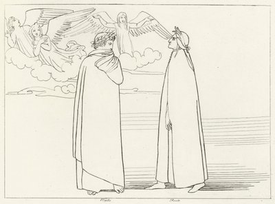 Koret, skærsilden, sang 17 (stik) af John (after) Flaxman