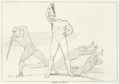 The Schismatics, Inferno, Canto 28 (gravering) af John (after) Flaxman
