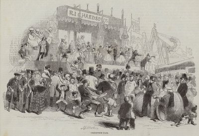 Greenwich Fair (gravering) af John (after) Gilbert
