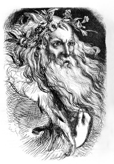 Kong Lear af John (after) Gilbert