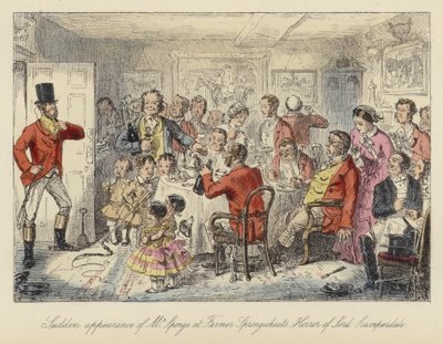 John Leech illustration til Mr Sponge