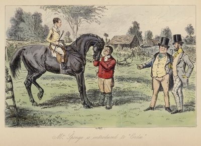 John Leech illustration til Mr Sponge