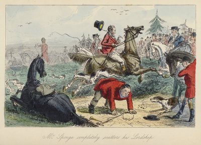 John Leech illustration til Mr Sponge