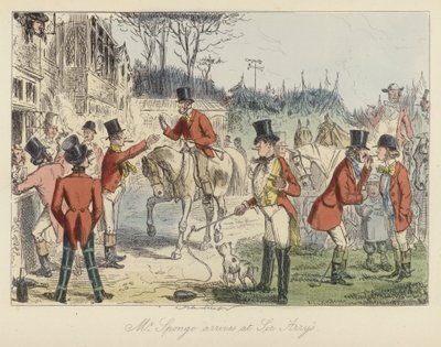 John Leech illustration til Mr Sponge