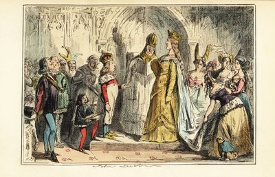 Kong Henrik VI af England gift med Margaret af Anjou i Titchfield Abbey, 23. april 1445 af John (after) Leech