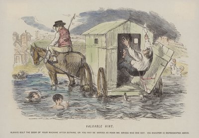 Værdifuldt tip (farvet gravering) af John (after) Leech