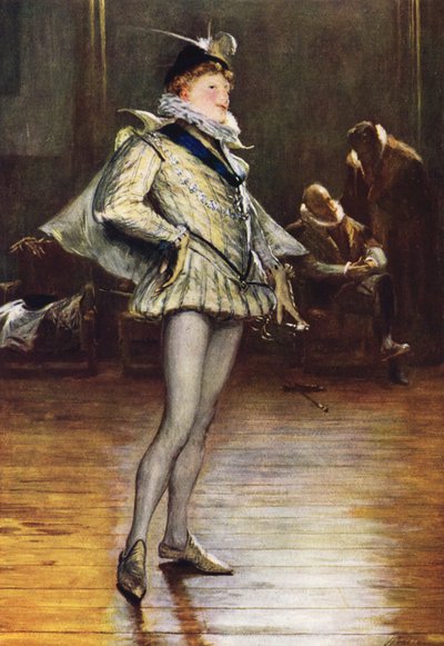 "Kender du denne vandflue" (farvelitografi) af John (after) Pettie