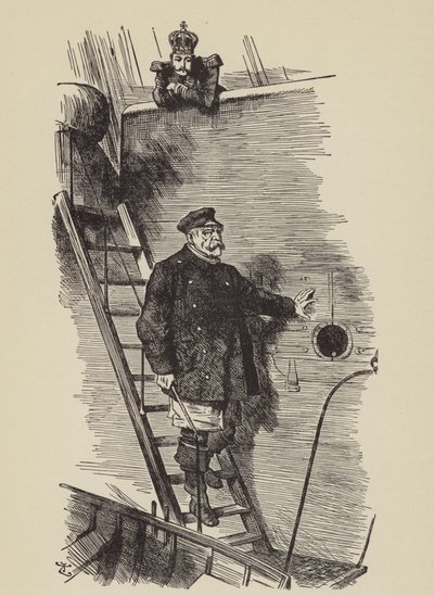 Dropper piloten (s/h foto) af John (after) Tenniel
