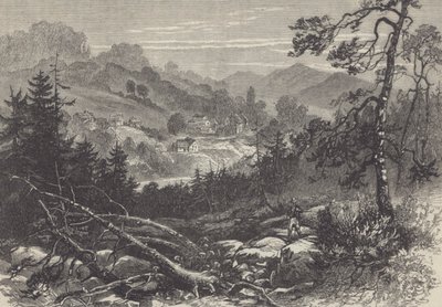 Canadian Frontierland (litho) af Walter Charles Mills