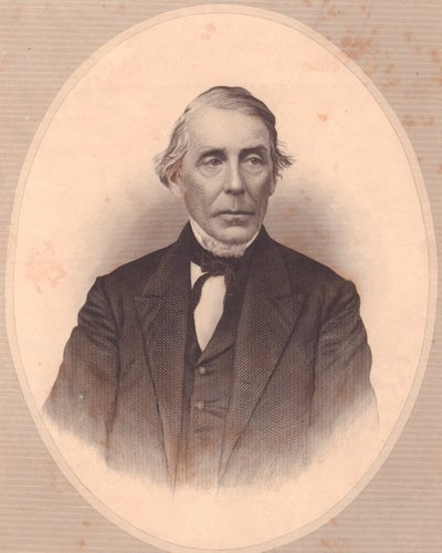 Portræt af den amerikanske metodistpræst John Price Durbin (1800-1876), gravering af W Wellstood fra ladies