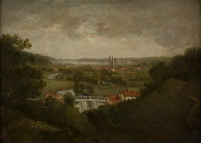 Vale of Dedham (olie på lærred) af John (circle of) Constable
