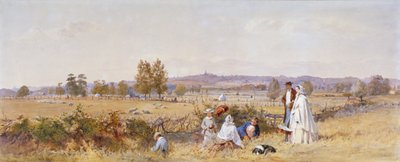 Marker på bagsiden af Holloway Prison, Islington, London, 1859 af John Absolon