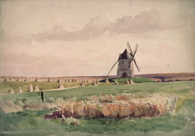 Slagmarken ved Crecy, 26. august 1346 af John Absolon